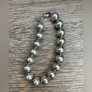 Tiffany & Co. sterling silver ball bracelet